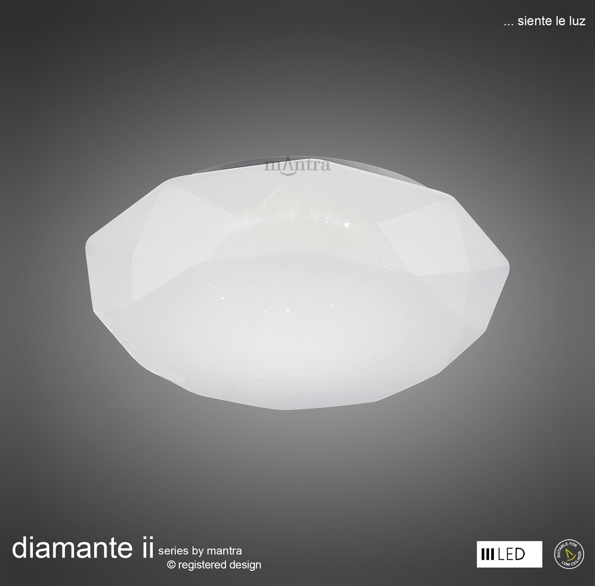 Diamante II Ceiling Lights Mantra Flush Fittings Diamante II Ceiling Lights Mantra Flush Fittings